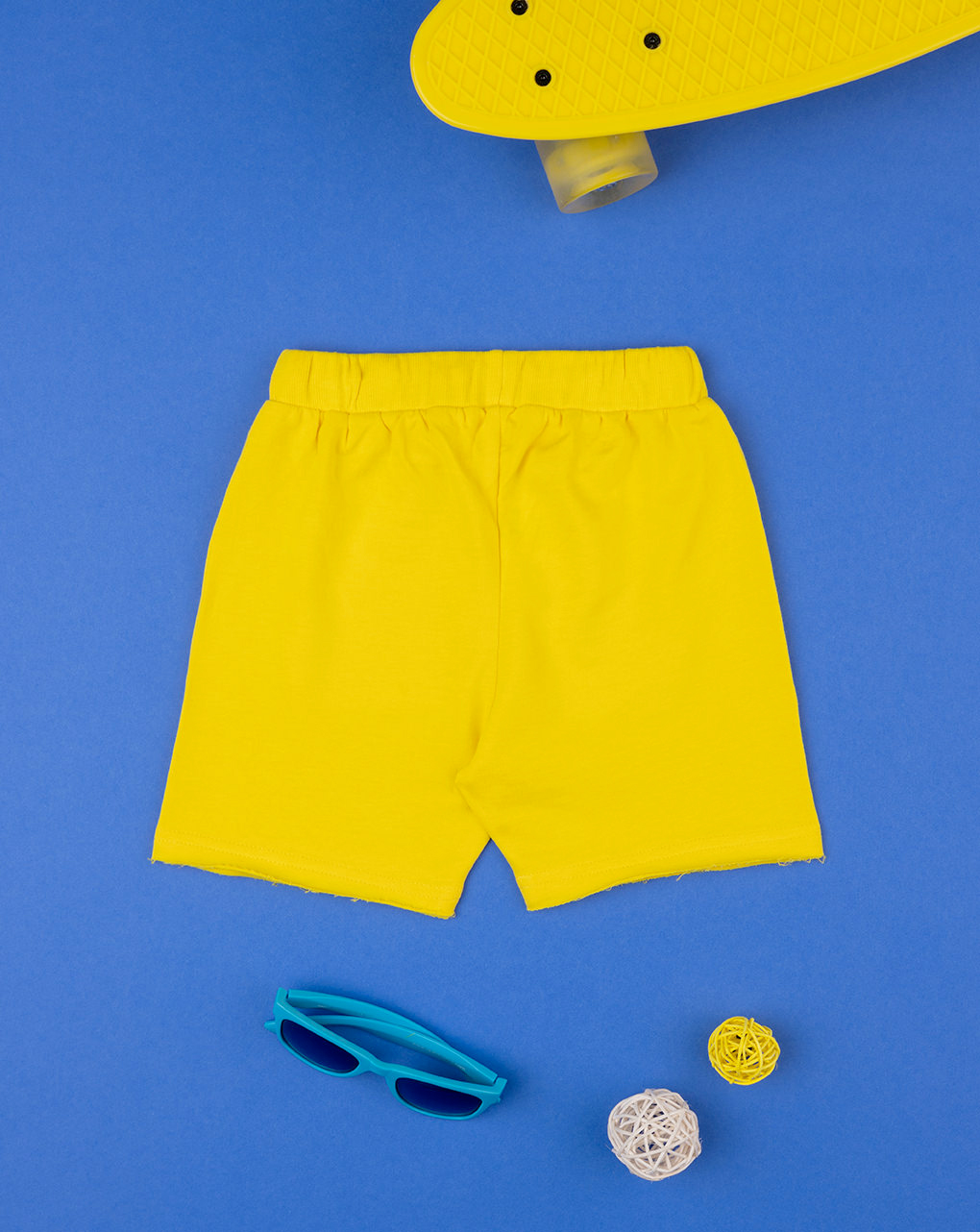 Pantalón corto amarillo de deporte para niño - Prénatal