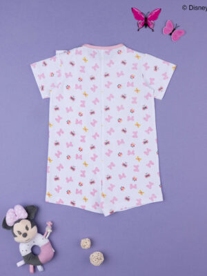 Pijama de niña "minnie" blanco/rosa - Prénatal