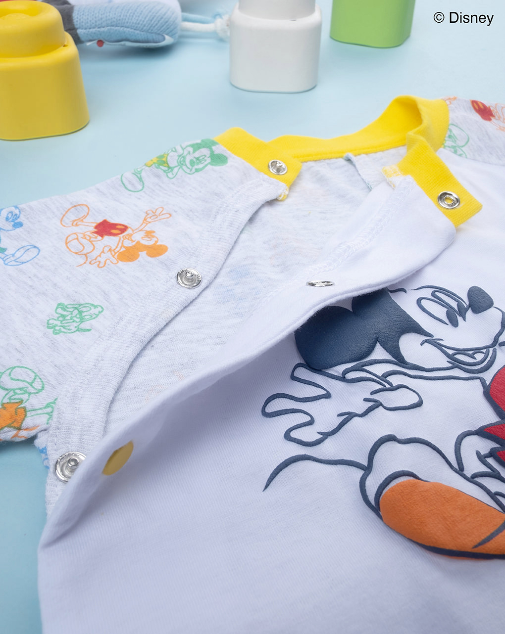 Pijama niño "mickey mouse" algodón orgánico - Prénatal
