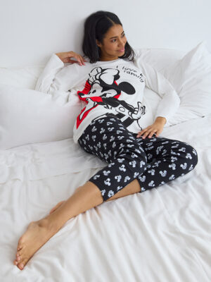 Pijama de mamá con estampado de minnie - Prénatal