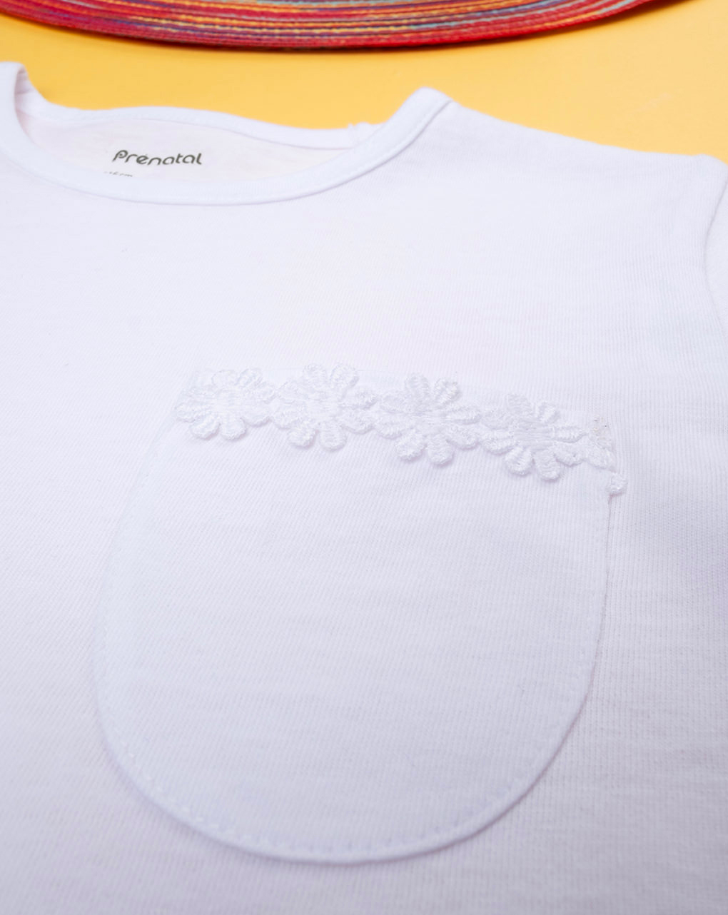 Camiseta manga corta niña blanca - Prénatal