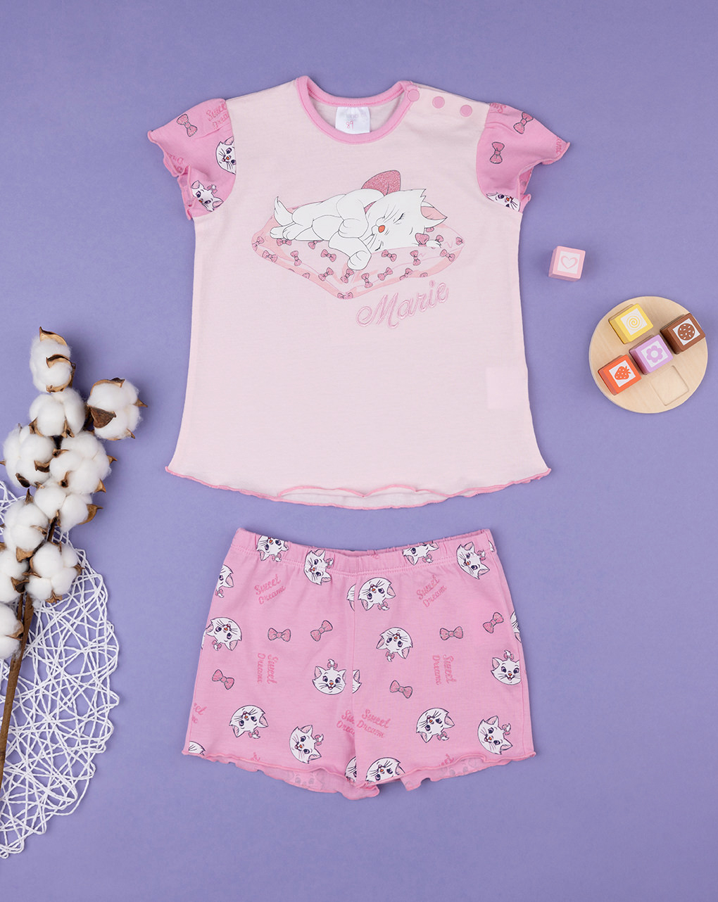 Pijama de niña 'marie' rosa - Prénatal