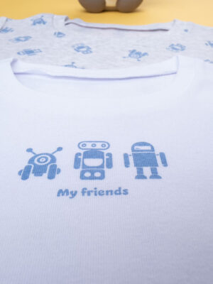 Pack 2 camiseta intime niño "robot" - Prénatal