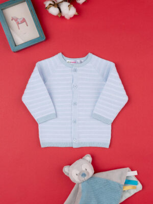 Chaqueta de punto azul bebé - Prénatal