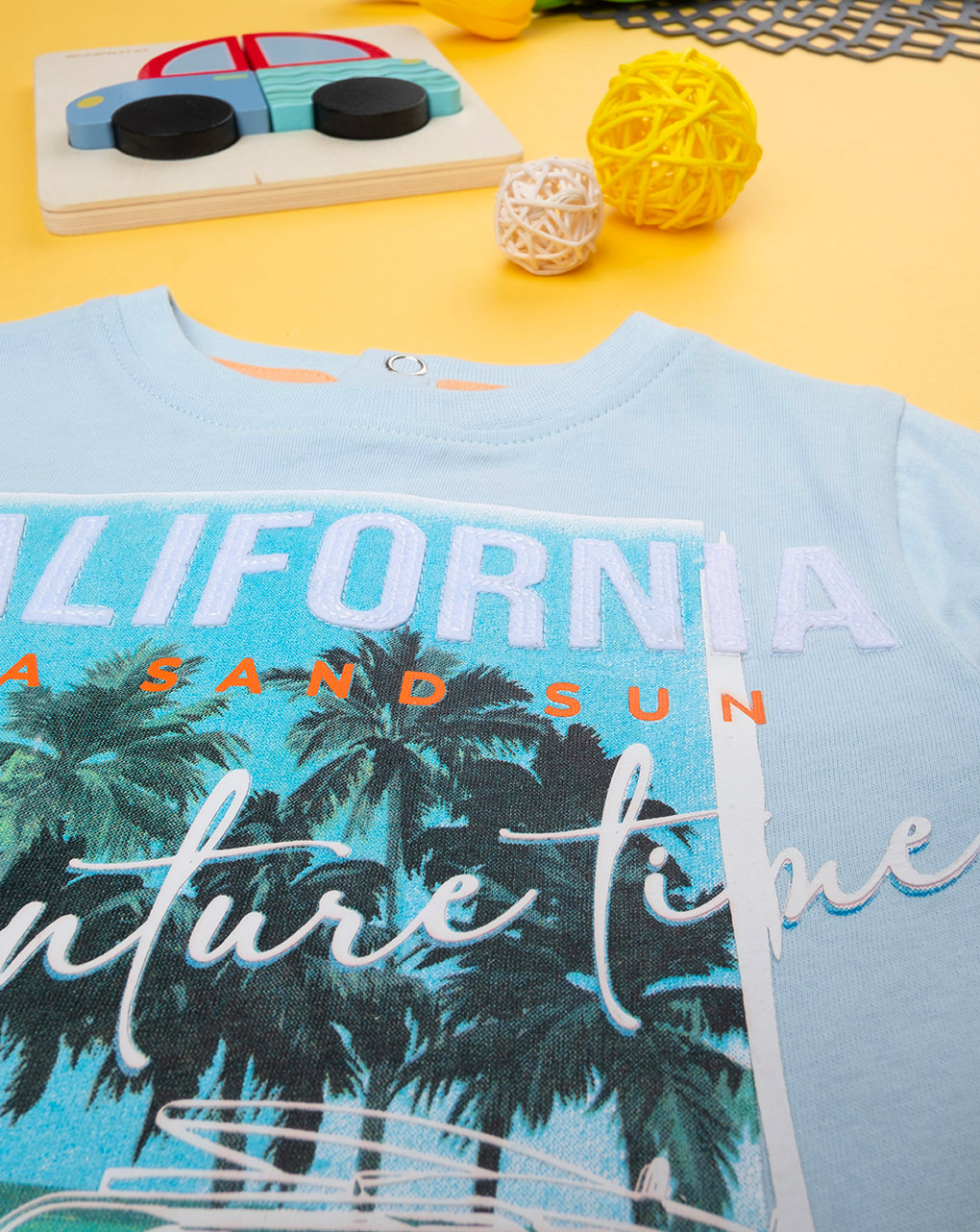 Camiseta "california" azul bebé - Prénatal