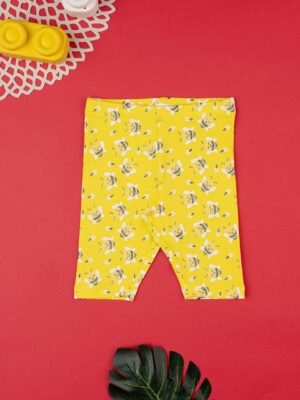 Legging de niña "bees" amarillo - Prénatal