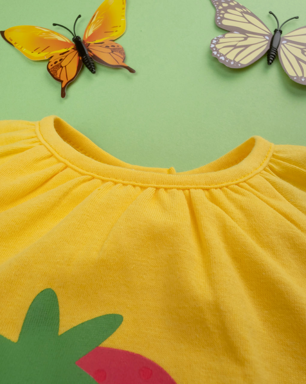 Pelele jersey amarillo niña - Prénatal