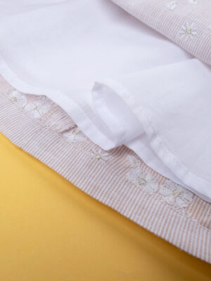 Vestido de bebé de lino beige - Prénatal