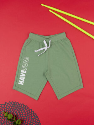 Pantalones cortos niño verde - Prénatal