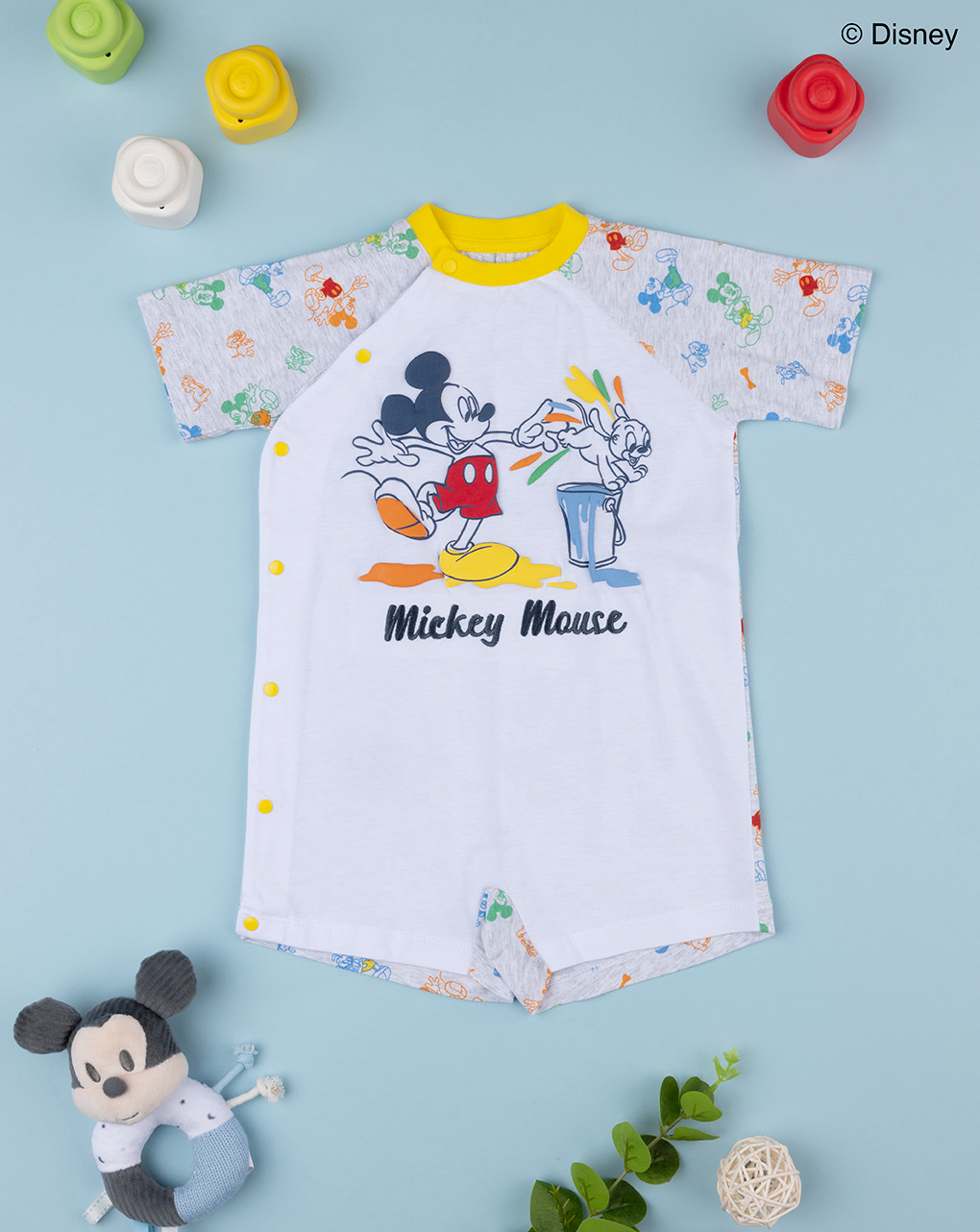 Pijama niño "mickey mouse" algodón orgánico - Prénatal