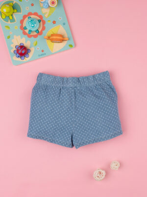 Shorts chambray bimba blu denim - Prénatal