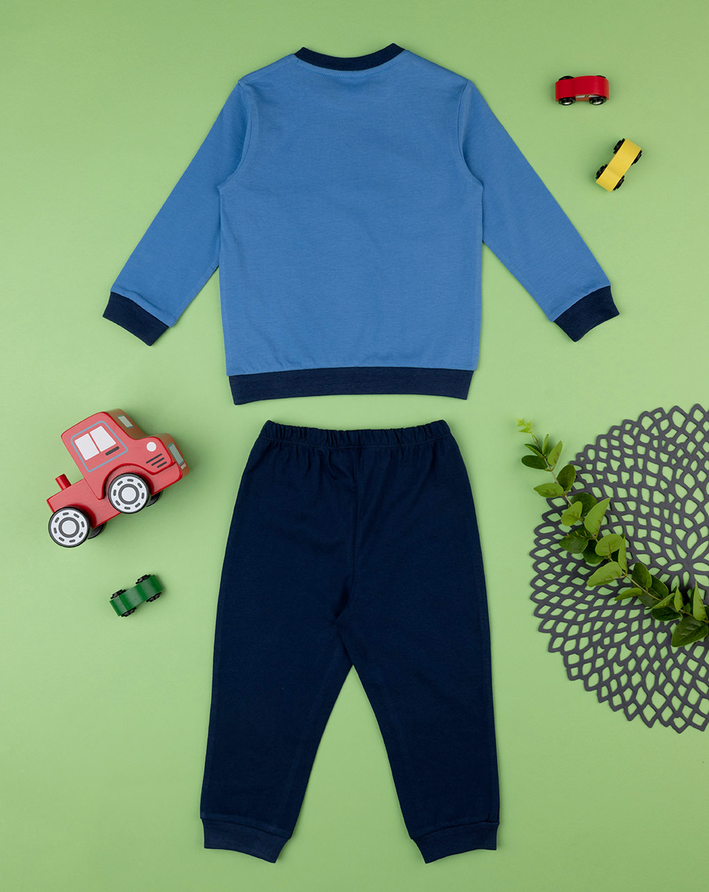 Pijama "automobiles" azul bebé - Prénatal