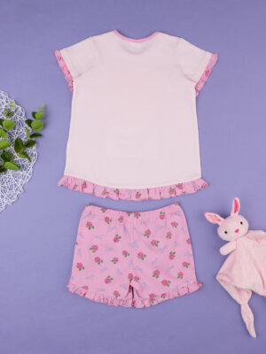 Pijama "princesa" rosa de niña - Prénatal