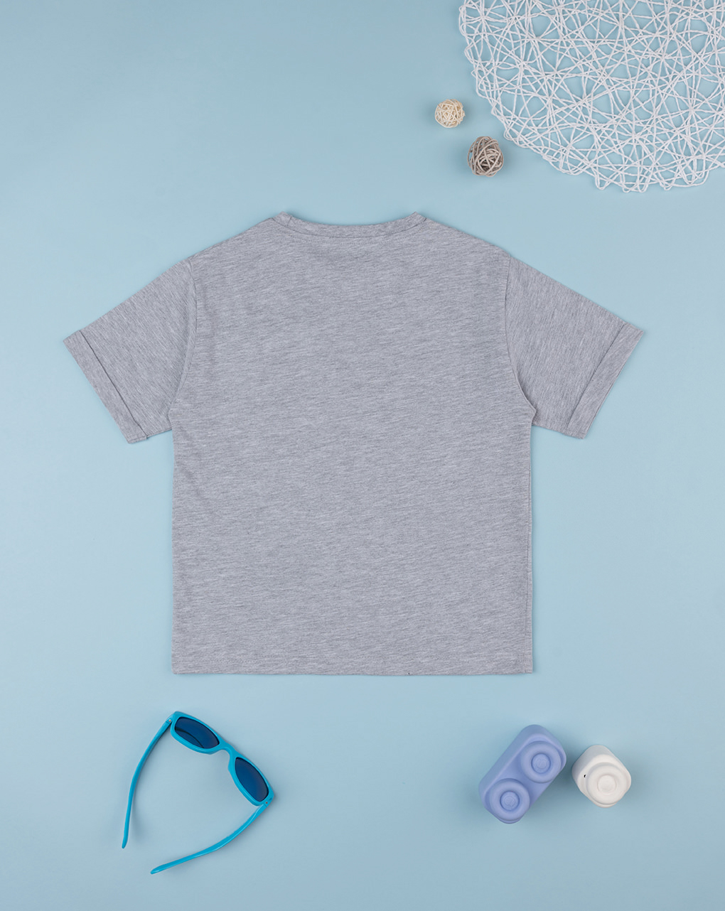 Camiseta gris de bebé con bolsillo - Prénatal