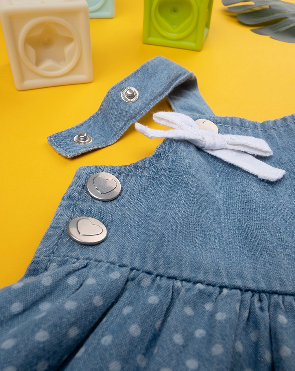 Vestido chambray niña denim - Prénatal