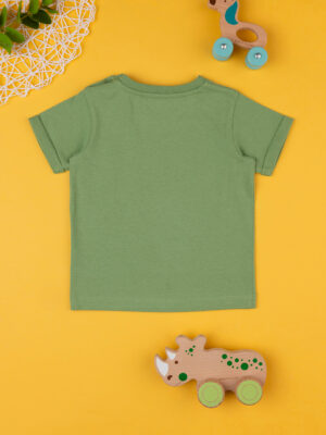 Camiseta niño verde "dinosauri" - Prénatal