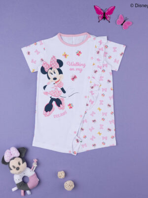 Pijama de niña "minnie" blanco/rosa - Prénatal