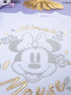 Camiseta niña "minnie dorata" algodón orgánico - Prénatal