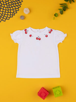 Camiseta niña blanca "ciliegie" - Prénatal