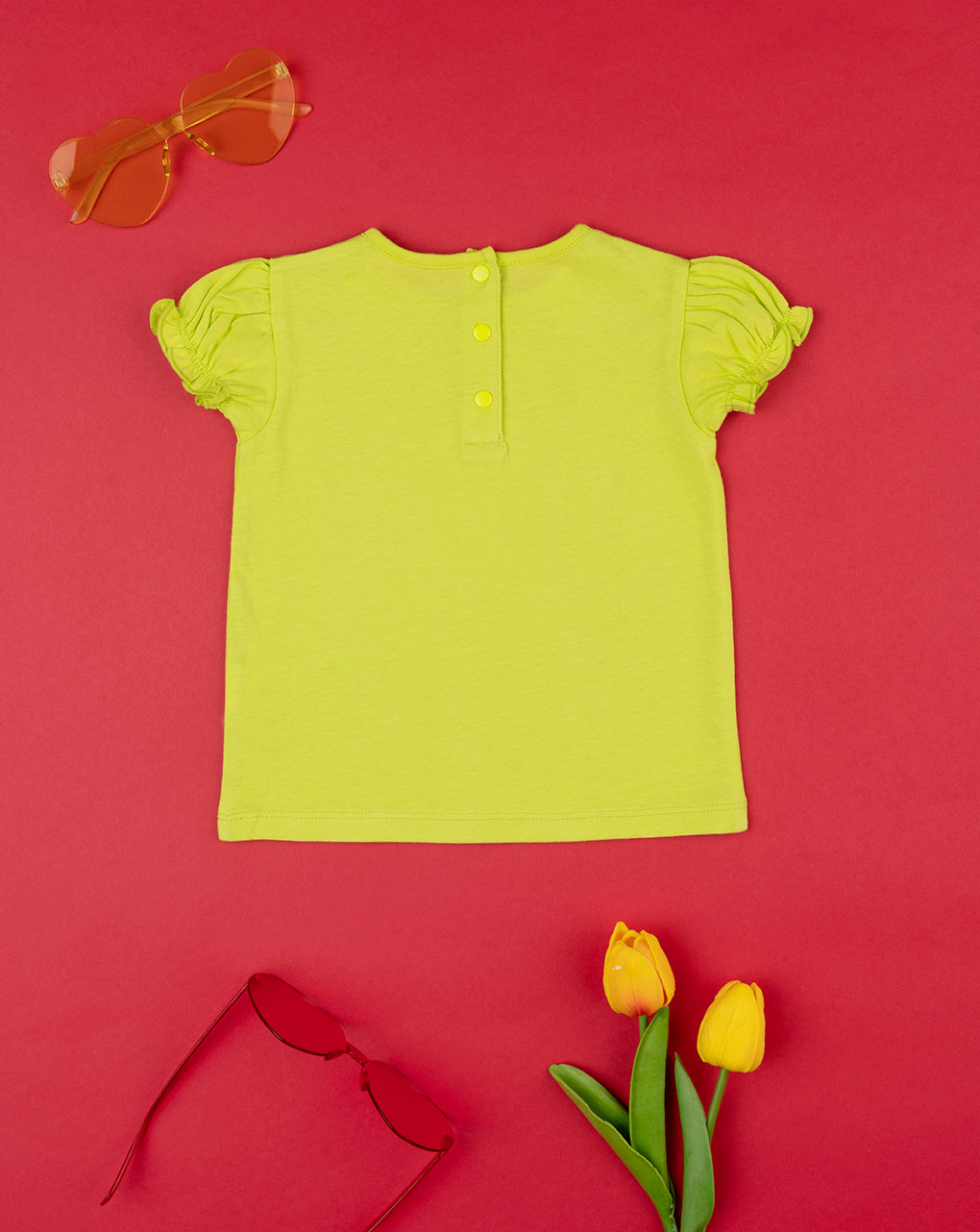 Camiseta niña total amarilla - Prénatal