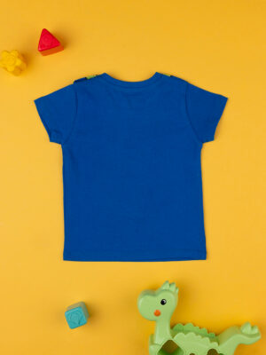 Camiseta niño azul "dinosauri" - Prénatal