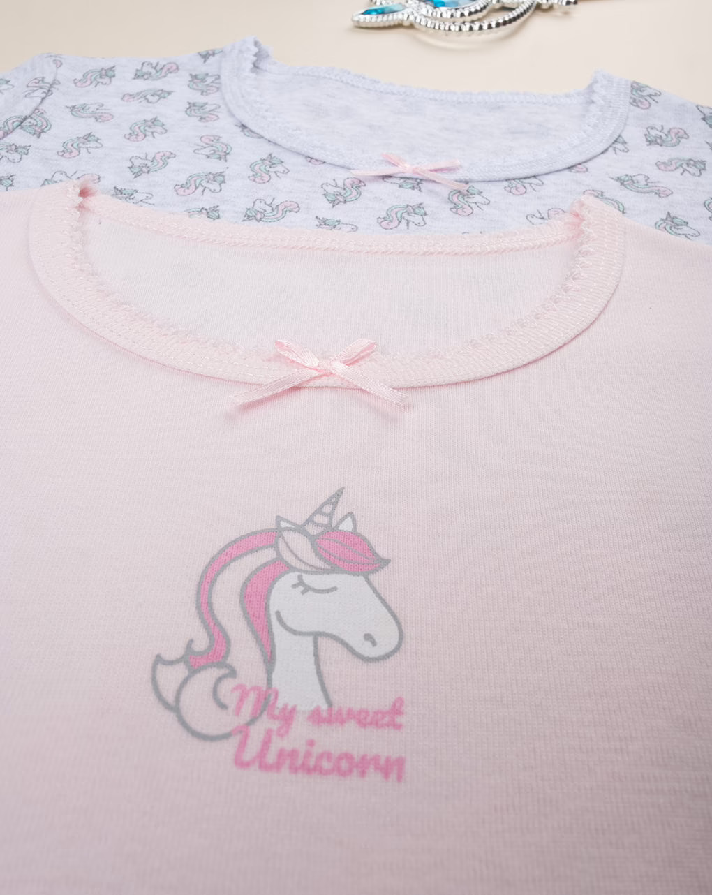 Pack 2 camiseta chica "unicorni" - Prénatal