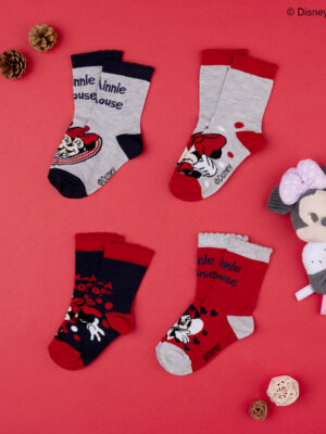 Medias de niña x4 disney minnie - Prénatal