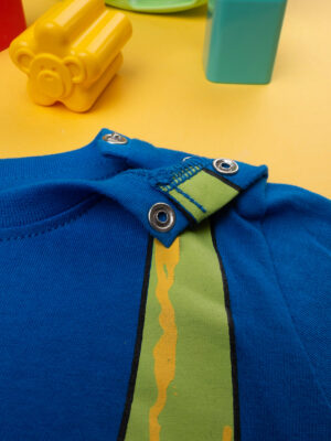 Camiseta niño azul "dinosauri" - Prénatal