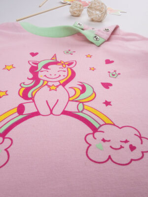 Pijama de punto para niña "unicornio - Prénatal