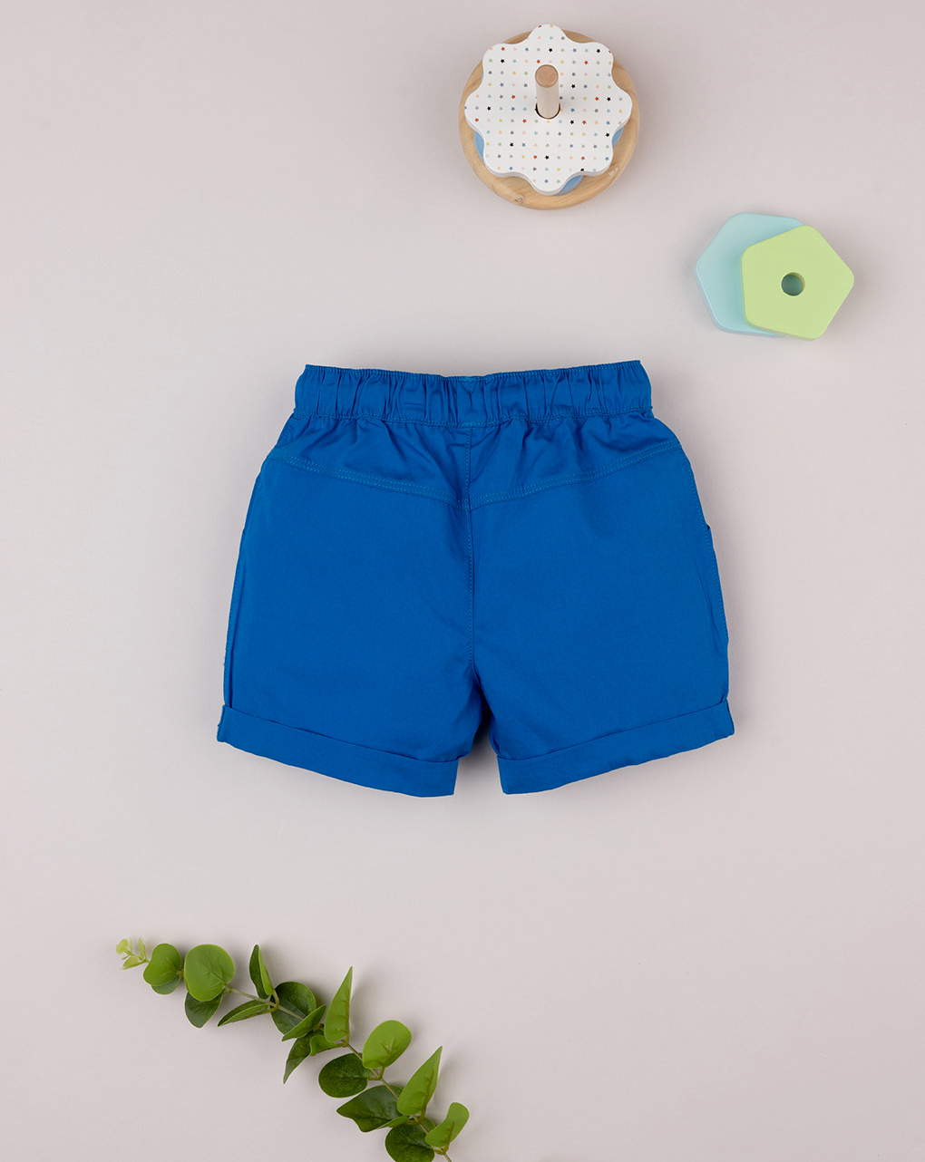 Pantalón corto azul claro para bebé - Prénatal