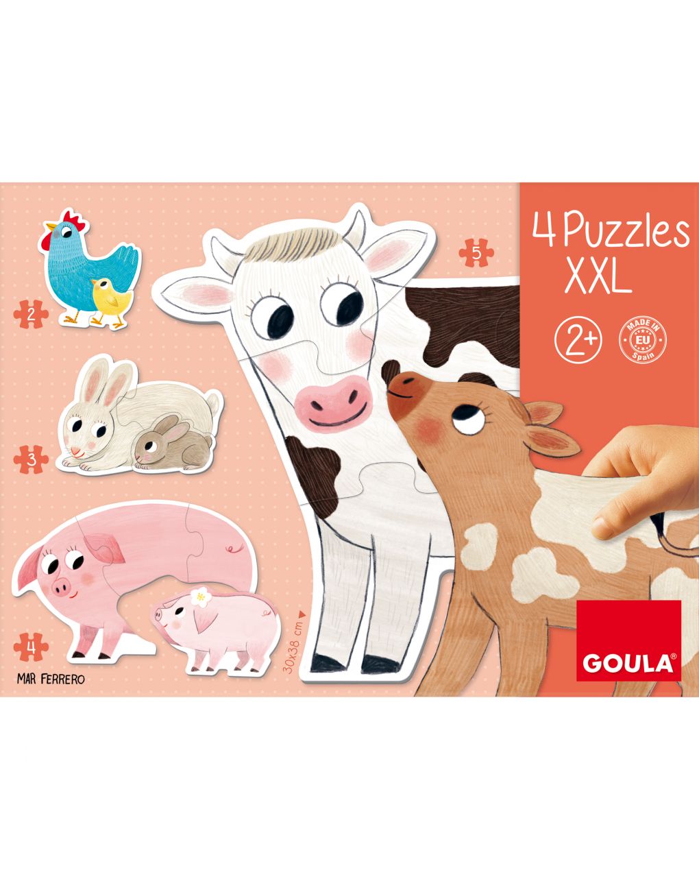 Puzzle xxl mamá y bebé - goula - Goula