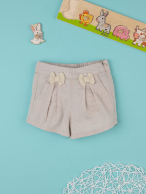 Pantalones cortos de lino para niña - Prénatal