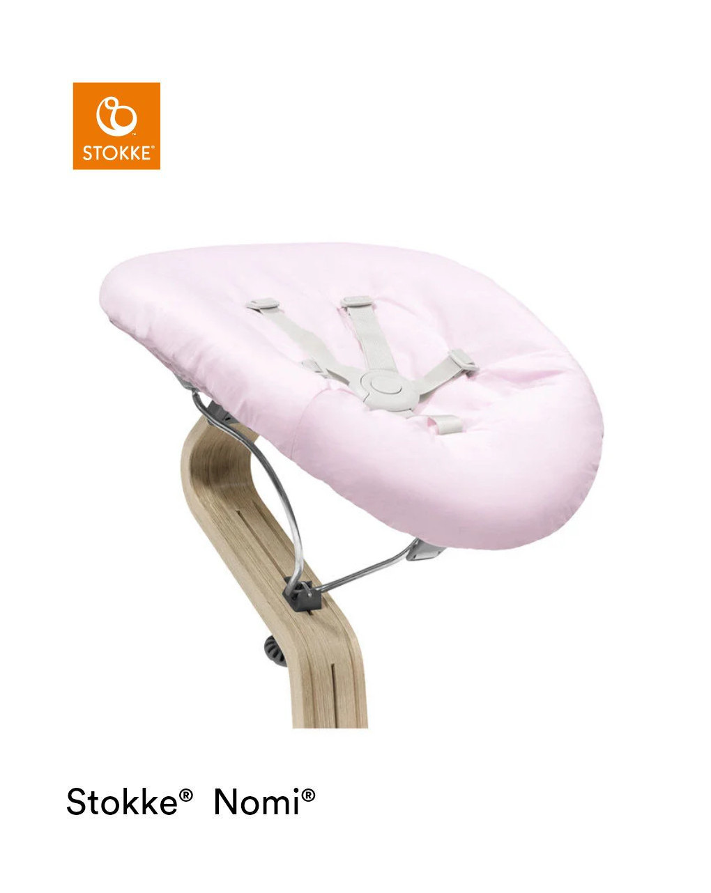 Newbornset para silla nomi® gris/ rosa gris - stokke - Stokke