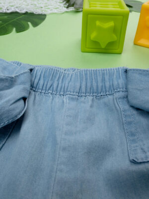 Pantalón corto casual de chambray para niña - Prénatal