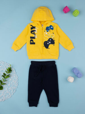 Basic jogging baby amarillo y azul - Prénatal