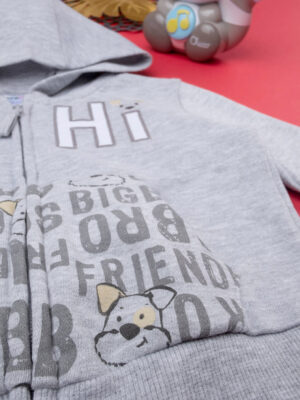 Sudadera con capucha gris de niño 'friends - Prénatal