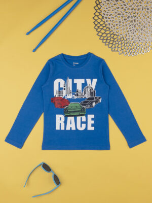 Camiseta niño "city race" azul - Prénatal