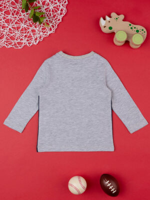 Camiseta estampada con bloques de color para niño - Prénatal