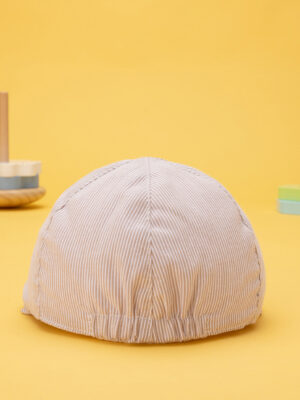 Gorra de béisbol de niño de lino a rayas - Prénatal