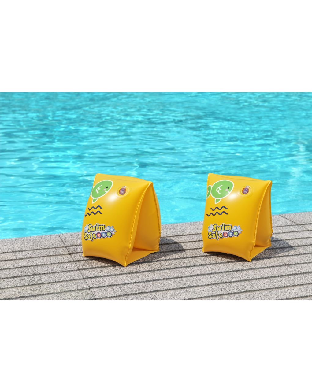 Manguitos hinchables swim safe abc™ aquastar™ 25x15 cm talla 3/6 años (2 colores surtidos) - bestway - Bestway