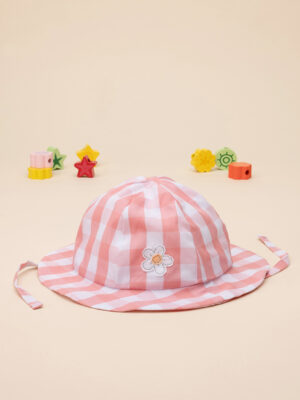Gorro de popelín vichy para recién nacido - Prénatal