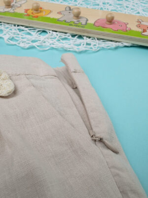 Pantalones cortos de lino para niña - Prénatal