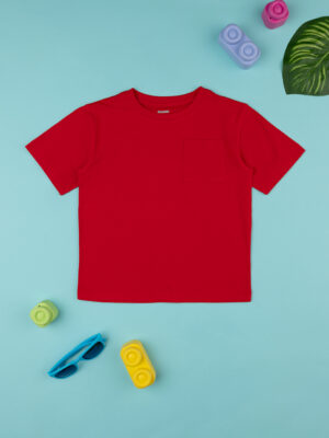Camiseta roja de manga corta para niño - Prénatal