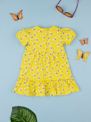 Vestido de verano de niña con estampado allover de media manga - Prénatal