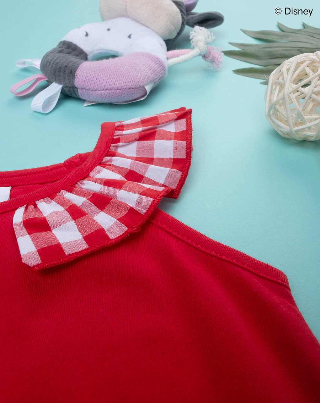 Camiseta de tirantes disney minnie vichy de niña - Prénatal