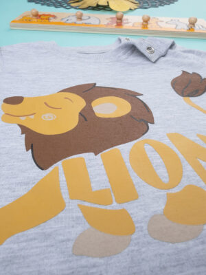 Camiseta niño en jersey con estampado león - Prénatal