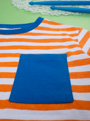 Camiseta infantil de rayas naranjas - Prénatal