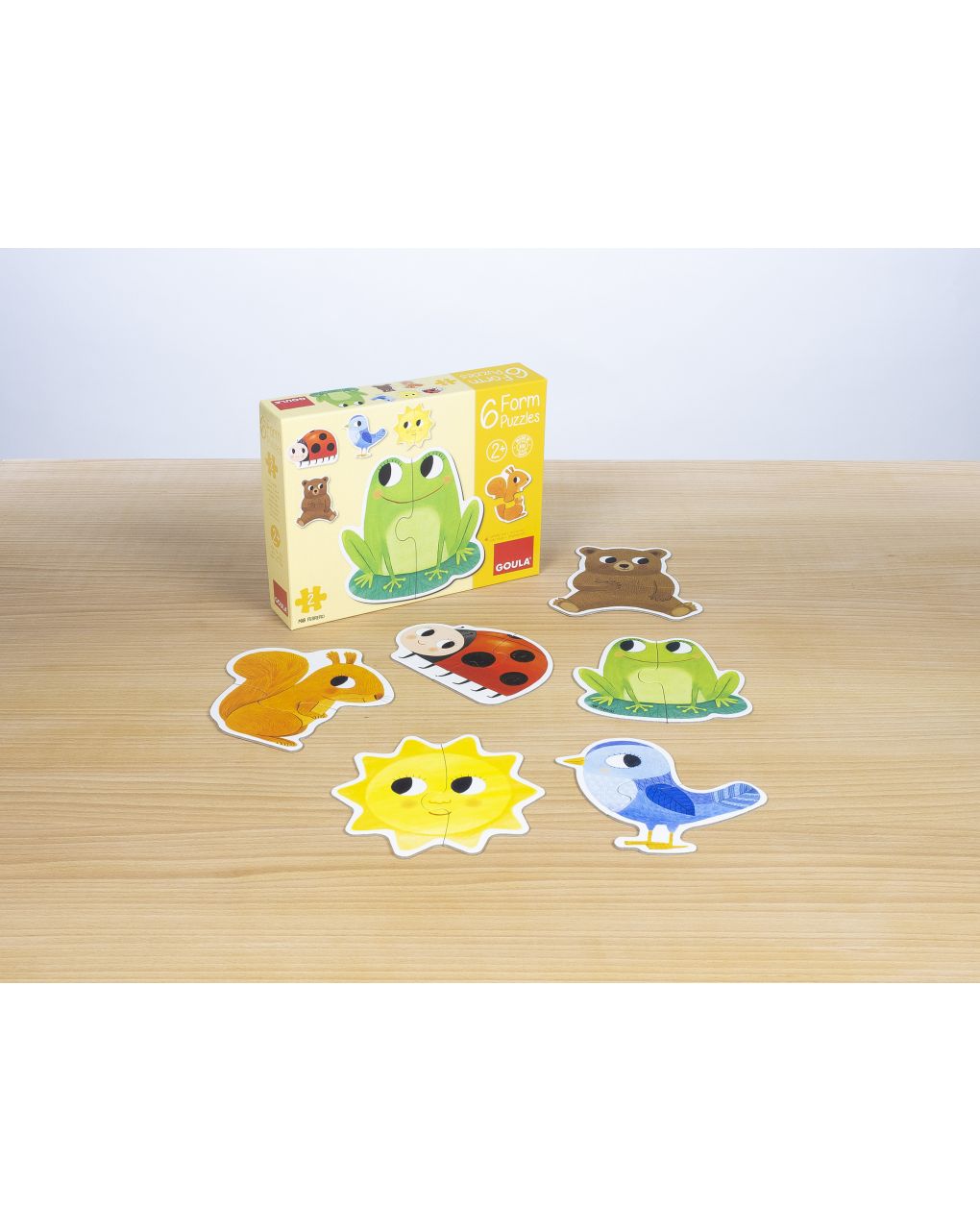 Set 6 puzzles animales 2 piezas - goula - Goula