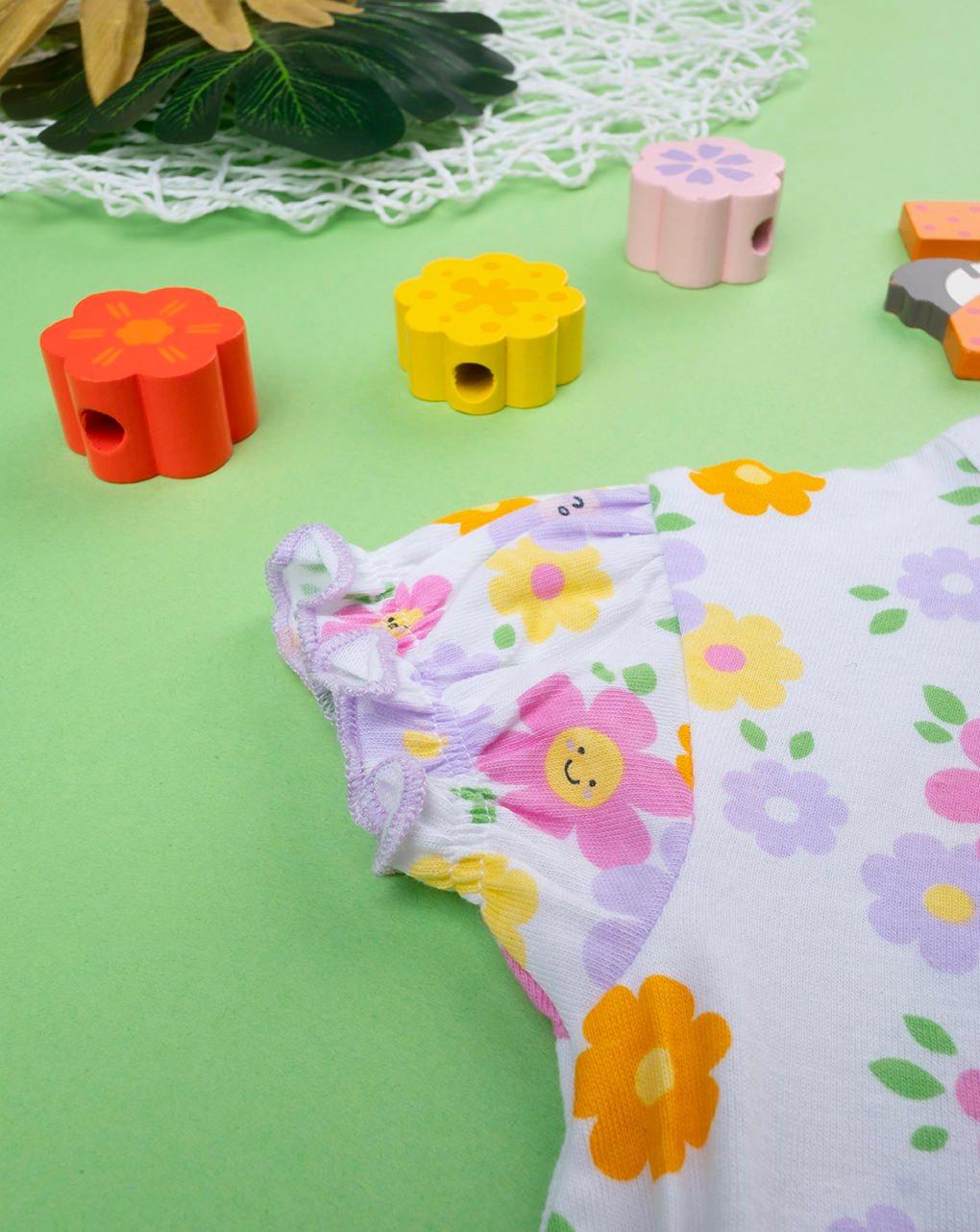 Pelele de jersey 'flowers' para bebé niña - Prénatal