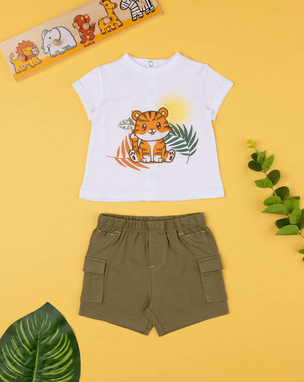Conjunto de camiseta corta y pantalón corto de niño - Prénatal
